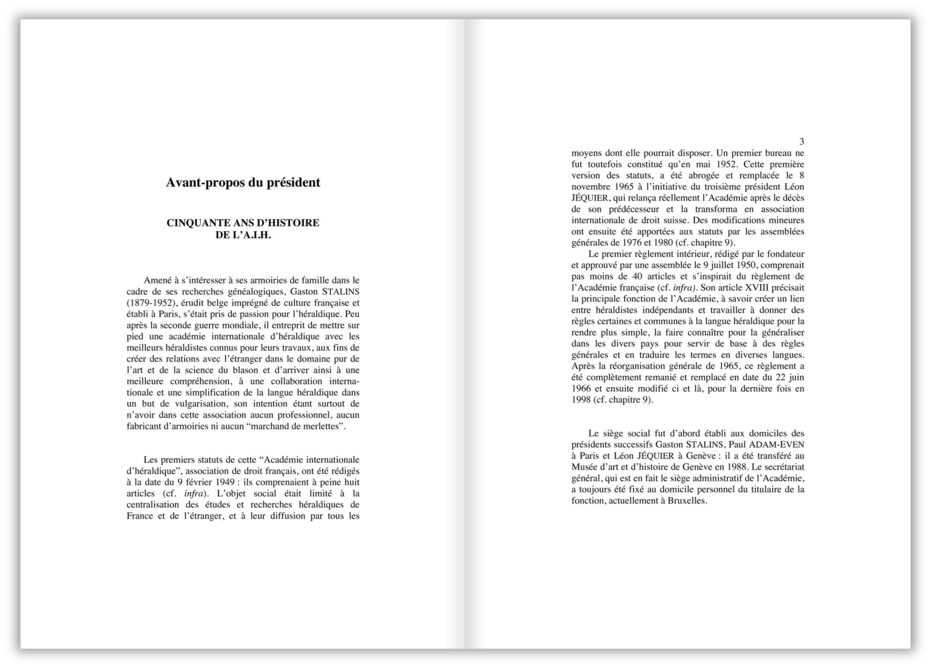Pages 2 and 3 of Mmorial du Jubil, 1949-1999