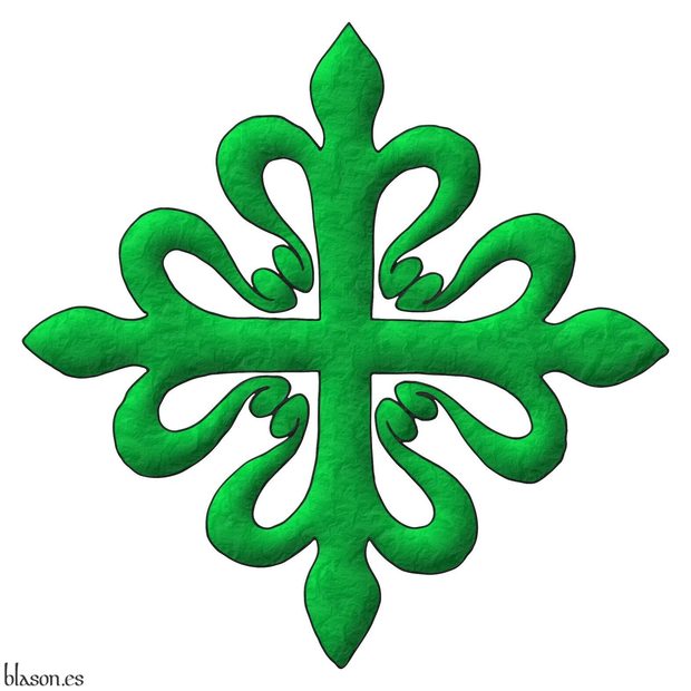 Una cruz de Alcntara.