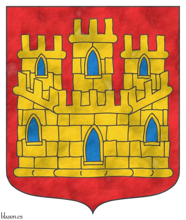 Luis Valero de Bernab, The Castles in Spanish Heraldry