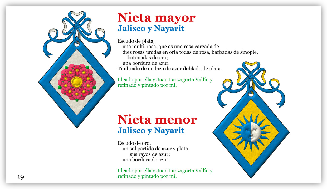 Ha sido interpretado por m�, iluminado con luces y sombras, delineado de sable, con un contorno exterior de rombo y con un terminado texturizado.