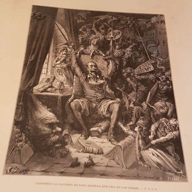 Ilustracin de Gustavo Dor en la edicin de 1875 de Don Quijote