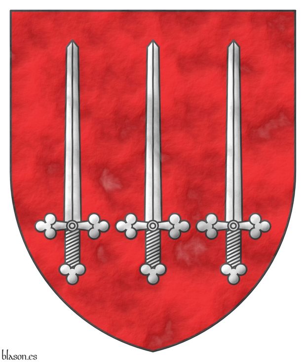The Lord Marshal's Roll, escudo de Willame de Colebraund
