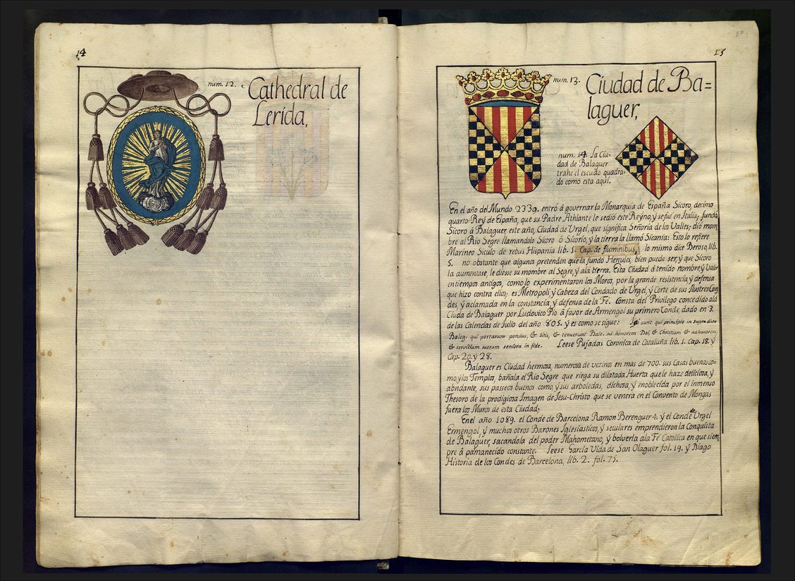 Pages 14 and 15, Pere Costa i Cases, 18<sup>th</sup> Century.
