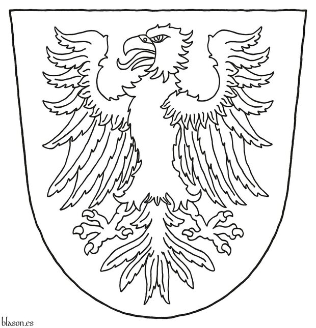 Or, an eagle displayed Azure.