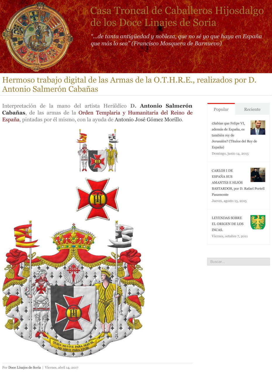 Orden Templaria y Humanitaria del Reino de España