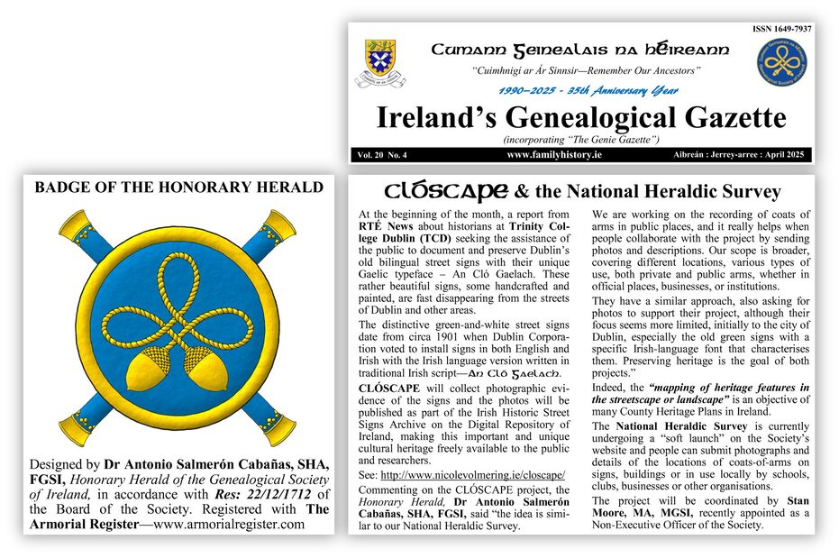 Gaceta de la GSI, National Heraldic Survey