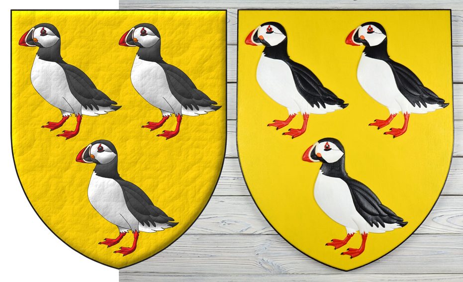 Or, three puffins proper.