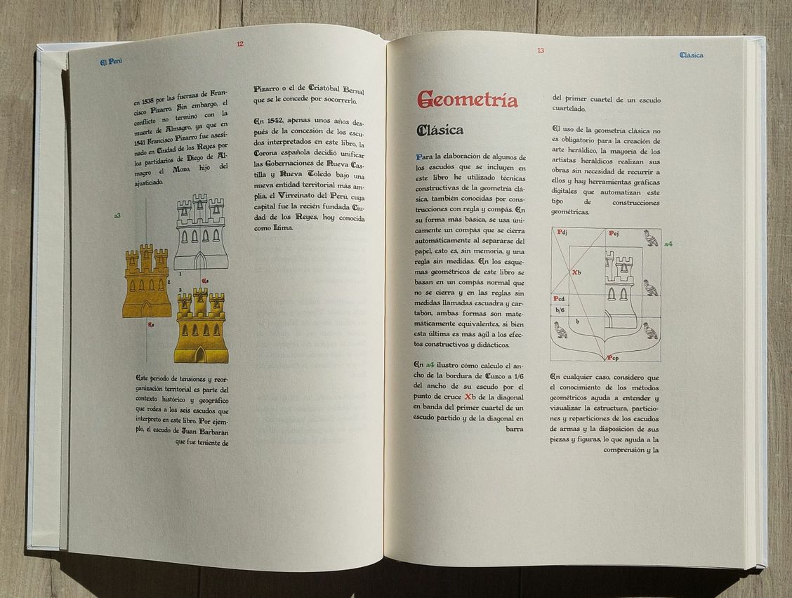 Pages 12 and 13 of the book by Antonio Salmern Cabaas, Interpretation of Six Coats of Arms.