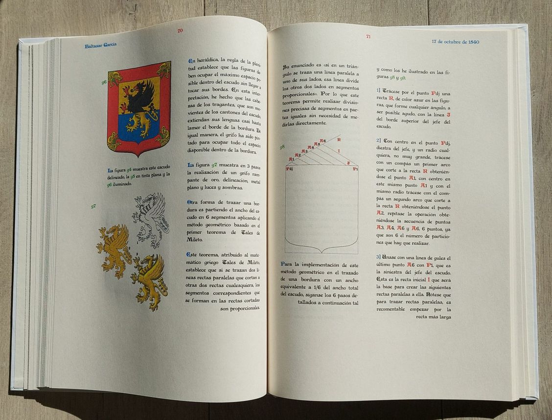 Pages 70 and 71 of the book by Antonio Salmern Cabaas, Interpretation of Six Coats of Arms.