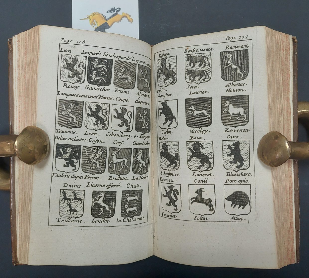 L'Art Heraldique Contenant, pginas 106 y 107