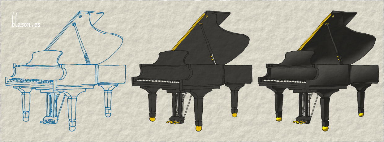 How to paint a Piano proper.