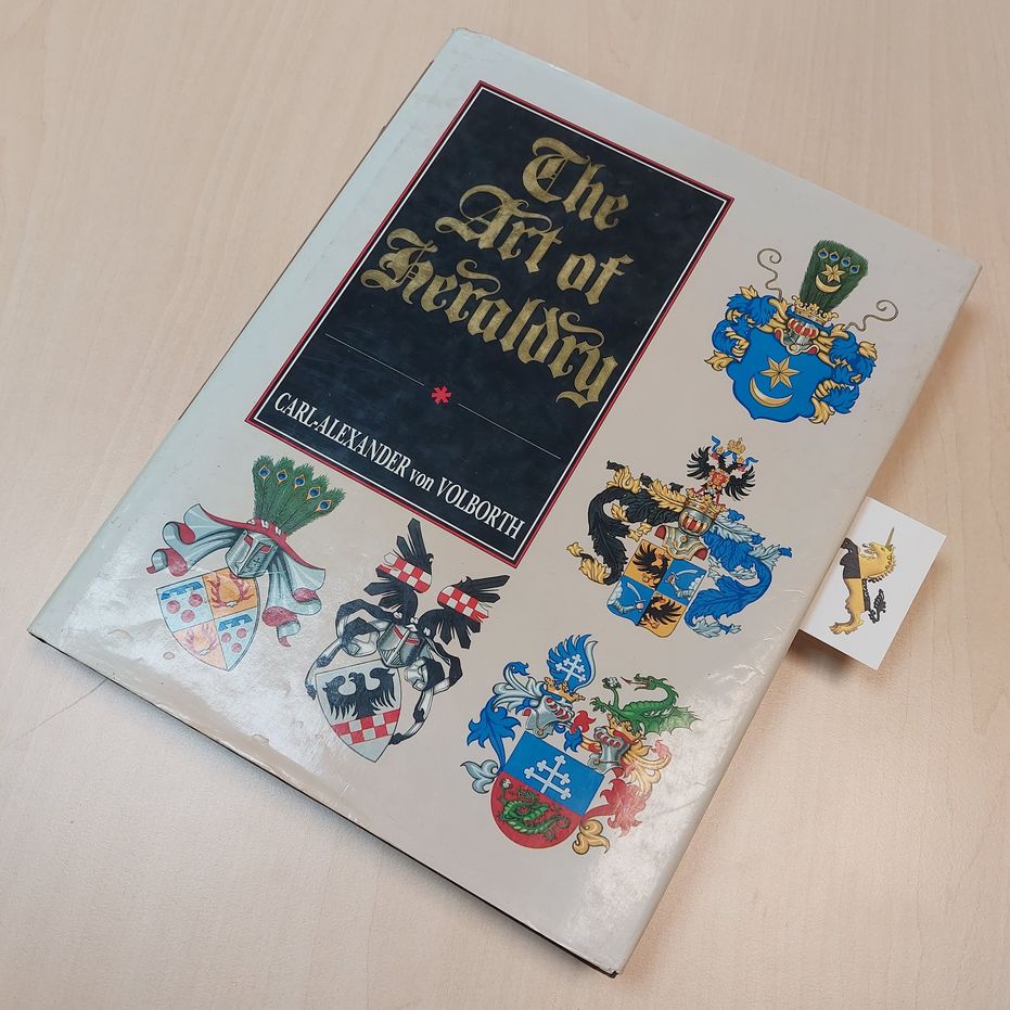 Cubierta de The Art of Heraldry de Carl-Alexander von Volborth
